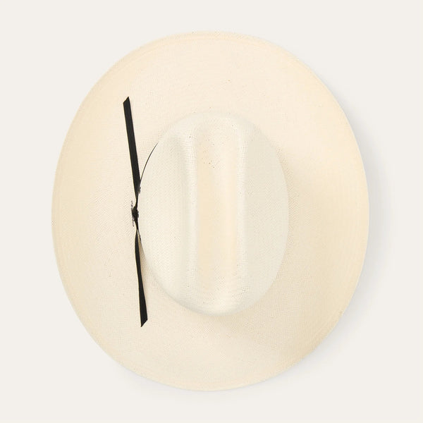 Stetson 10x Rancher Straw Hat - Rancher 81 Black Eye - Broken horn