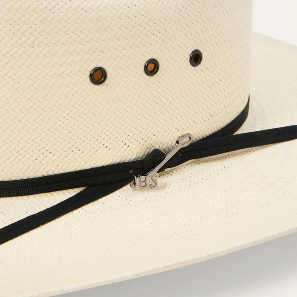 Stetson 10x Rancher Straw Hat - Rancher 81 Black Eye - Broken horn