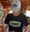 Cowboy Cool Lighting Bolt T-Shirt Black