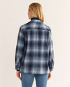 Pendleton Women's Boyfriend Board Shirt - Blue Mix Ombre