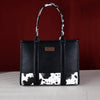 Wrangler Cow Print Concealed Carry Wide Tote