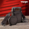 Wrangler Crossbody Cellphone Purse W/Coin Pouch  - Grey
