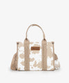 Wrangler Cow Print Concealed Carry Tote/Crossbody