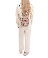 Wrangler Cow Print Mini Backpack W/Coin Pouch