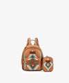 Wrangler Aztec Knitted Mini Backpack