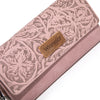 Wrangler Western Floral Tooled Tri-fold Wallet/Wristlet