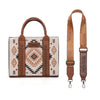 Wrangler Aztec Pattern Print -Tote/Crossbody