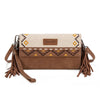 Wrangler Aztec Embroidered Fringe Crossbody