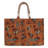 Wrangler COWBOY Dual Sided Print Canvas Wide Tote