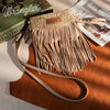 Wrangler Vintage Floral Tooled Collection Fringe Wristlet/Crossbody