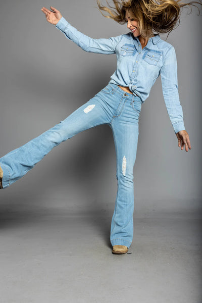 Kimes Womens Sugar Fade Jean - Blue
