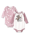 Baby Girl's little Cowgirl Set of 2 Bodysuits