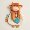 Itzy Ritzy Highland Cow Itzy Friends Lovey™ Plush - Broken horn