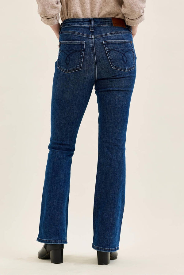 Judy Blue High Waist Tummy Control Bootcut - Broken horn