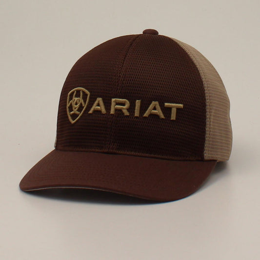 Ariat Cap Logo Brown Khaki