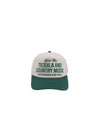 Tequila & Country Music Hat - Bone/Green