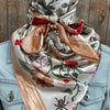 Peach and Cream Tulips and Lilies Wild Rag