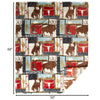 Wrangler Vintage Western Travel Blanket