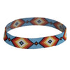 Shawnee Beaded Hat Band - Broken horn