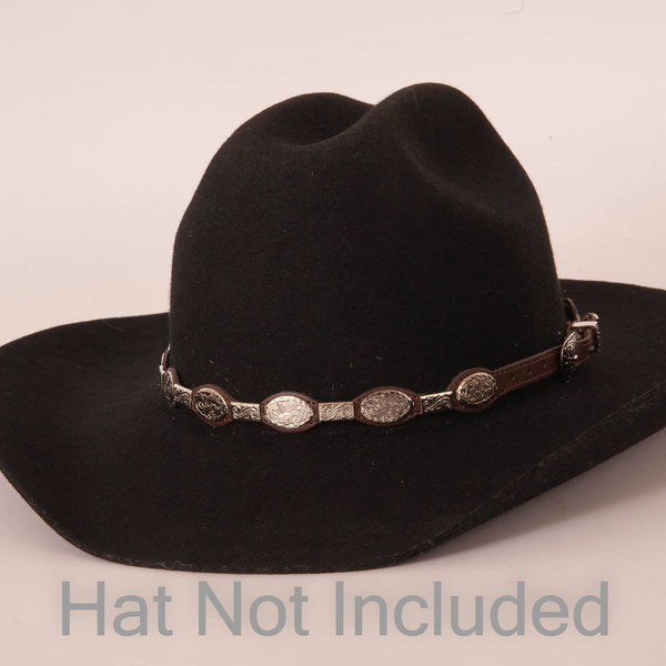 Western Concho Hat Band - Style Toronto - Broken horn