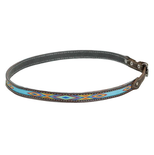 Western Hat Band - Stitch Style - Broken horn