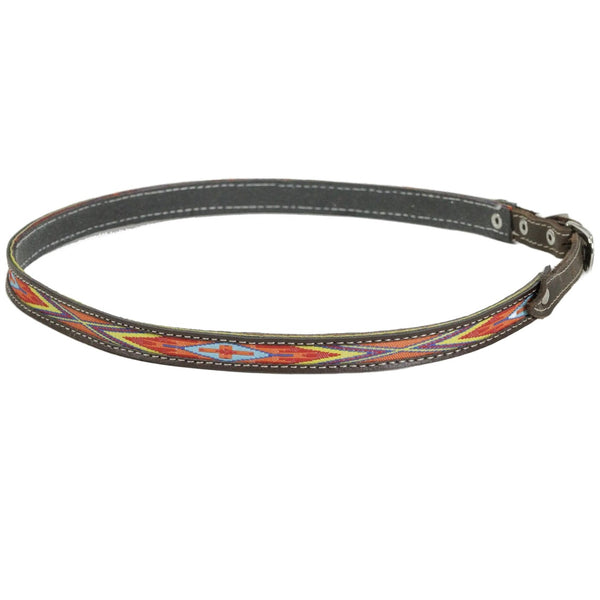 Western Hat Band - Stitch Style - Broken horn