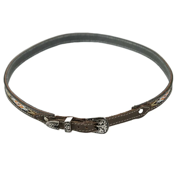 Western Hat Band - Stitch Style - Broken horn