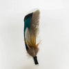 Feather Hat Accent- Style Blue - Broken horn
