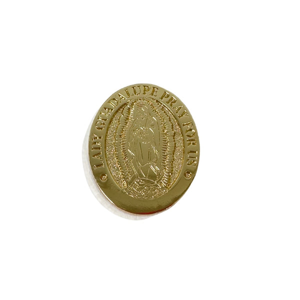 Lady of Guadalupe Magnetic Hat Pin - Broken horn