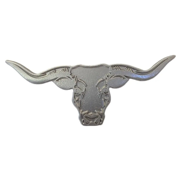 Longhorn - Magnetic Hat Pin - Broken horn