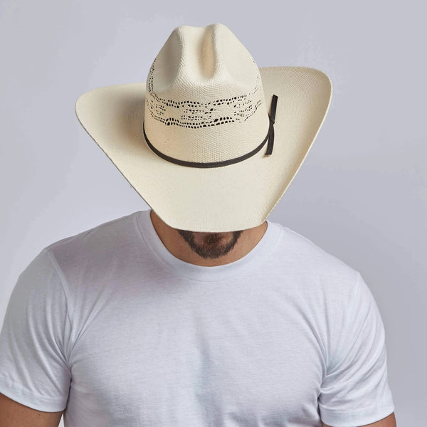 Bozeman Cowboy Straw Hat - Broken horn