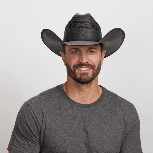 Bozeman Cowboy Straw Hat - Broken horn