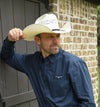 Bozeman Cowboy Straw Hat - Broken horn
