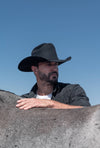 Cattleman - Felt Cowboy Hat - Cowboy Hat Band - Broken horn