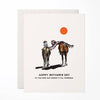 Little Buckeroo Mother's Day Greeting Card - Broken horn