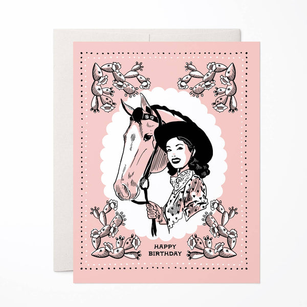 Vintage Cowgirl Birthday - Broken horn