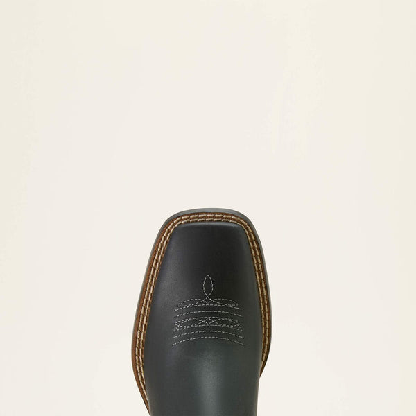 Ariat Booker Chelsea Wide Square Toe Western Boot - Youth - Broken horn