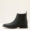 Ariat Booker Chelsea Wide Square Toe Western Boot - Youth - Broken horn