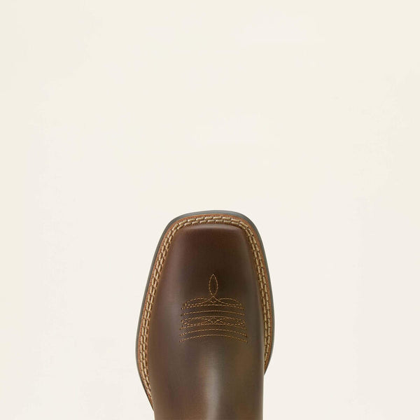 Ariat Booker Chelsea Wide Square Toe Western Boot - Youth - Broken horn