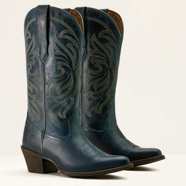 Ariat Women New Heritage J Toe Western Boot - Broken horn
