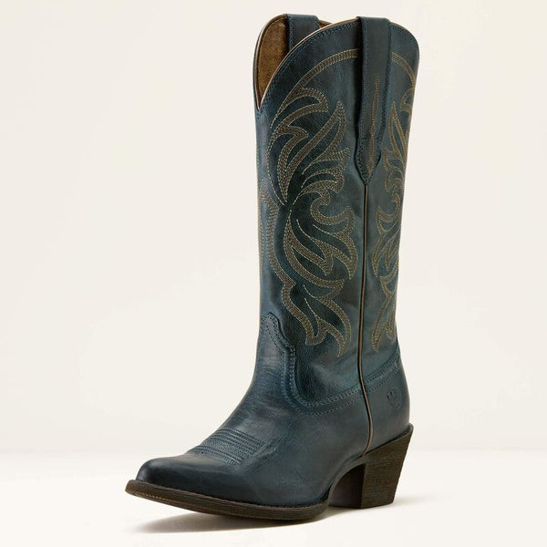 Ariat Women New Heritage J Toe Western Boot - Broken horn