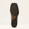 Ariat Women Round Up Filly Wide Square Toe Western Boot - Broken horn