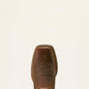 Ariat Women Round Up StretchFit Wide Square Toe Western Boot - Broken horn