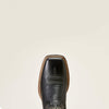 Ariat Womens Round Up Remuda Western Boot - Black Deertan - Broken horn