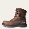 Ariat Turbo 8" USA Assembled Waterproof Carbon Toe Work Boot - Broken horn