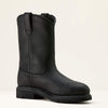 Ariat Sierra Waterproof Roper Toe Steel Toe Work Boot - Broken horn