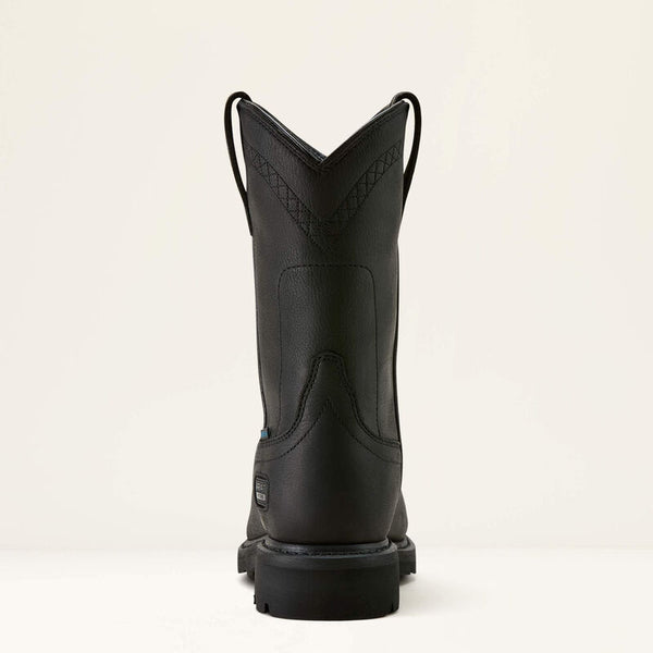 Ariat Sierra Waterproof Roper Toe Steel Toe Work Boot - Broken horn