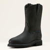 Ariat Sierra Waterproof Roper Toe Steel Toe Work Boot - Broken horn