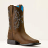 Ariat Tombstone Wide Square Toe Western Boot - Youth - Broken horn
