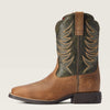 Ariat Youth Firecatcher Western Boot - Distressed Brown - Broken horn